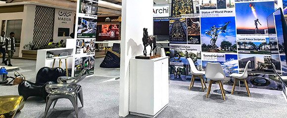 现场精彩丨方园雕塑&迪谱参展2025沙特房地产建设展