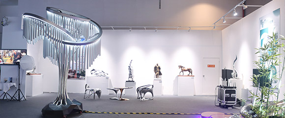 展会直击丨方园雕塑参展广东国际艺术周首日展演圆满成功！